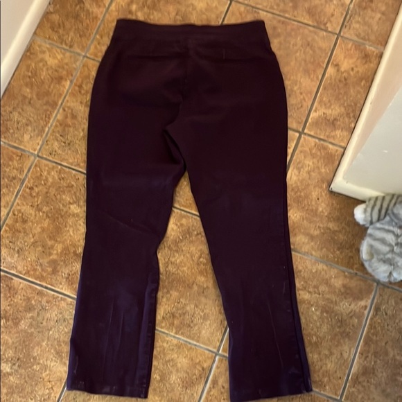 Croft & Barrow The Effortless Stretch Pant Purple Size 18  Regular - Picture 4 of 4